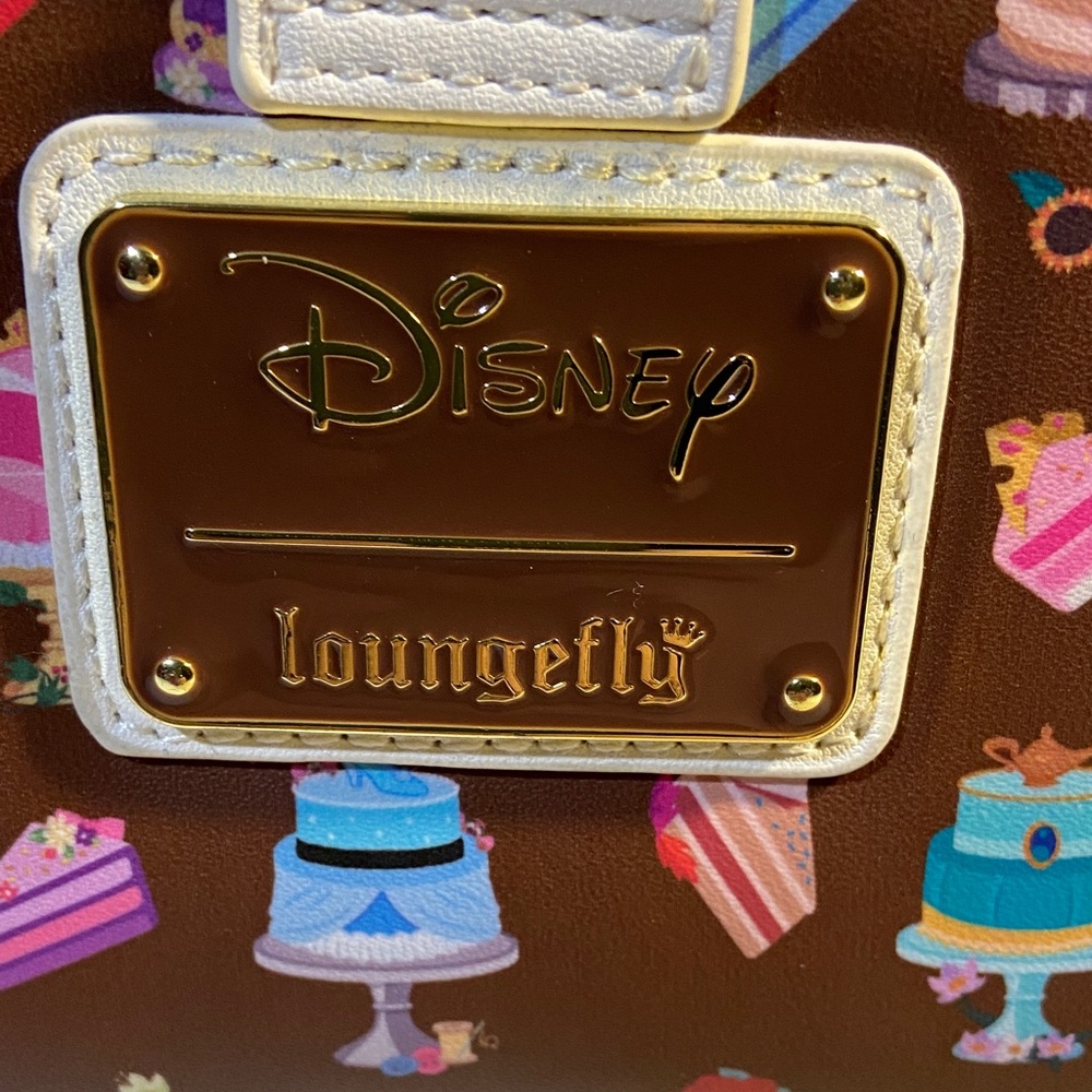 Loungefly Disney Brown and Multicolor Cake Wallet - Picture 2 of 8